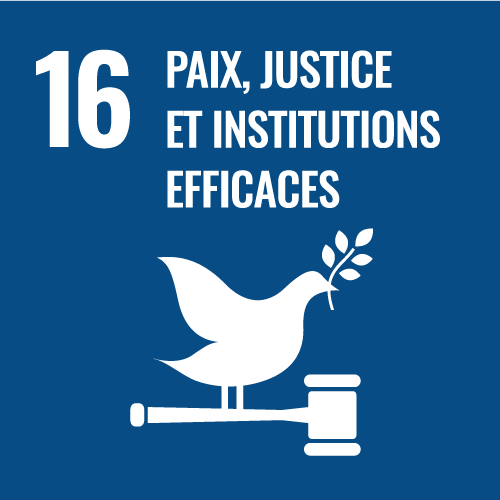 16, paix, justice et institutions efficaces