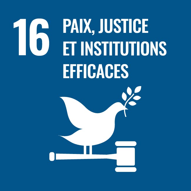 paix, justice et institutions efficaces