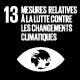 13 mesures relatives à la lutte contre les changement climatique