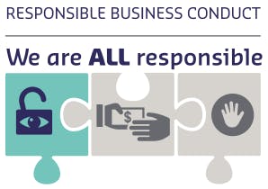 Responsible business conduct. We are all responsible