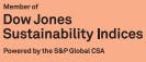 Logo : Dow Jones Sustainability Indices.