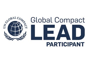 Cette image représente le logo de Global Compact Lead Participation