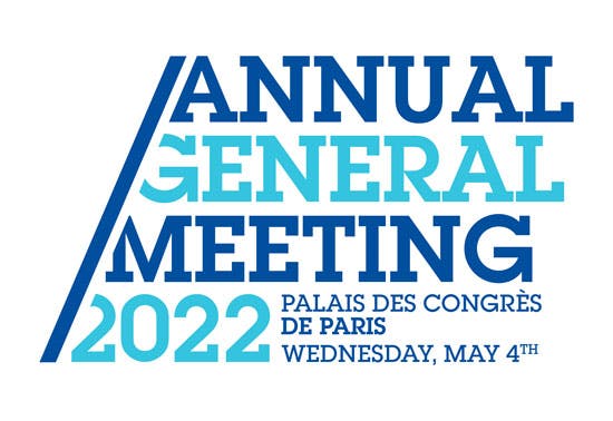 Annual General meeting 2022 Palais des congrès de paris Wednesday, mat 4th