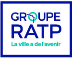 Logo : Groupe RATP. La ville a de l'avenir.