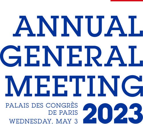 Annual General Meeting Palais des Congrès de Paris Wednesday May 3 2023