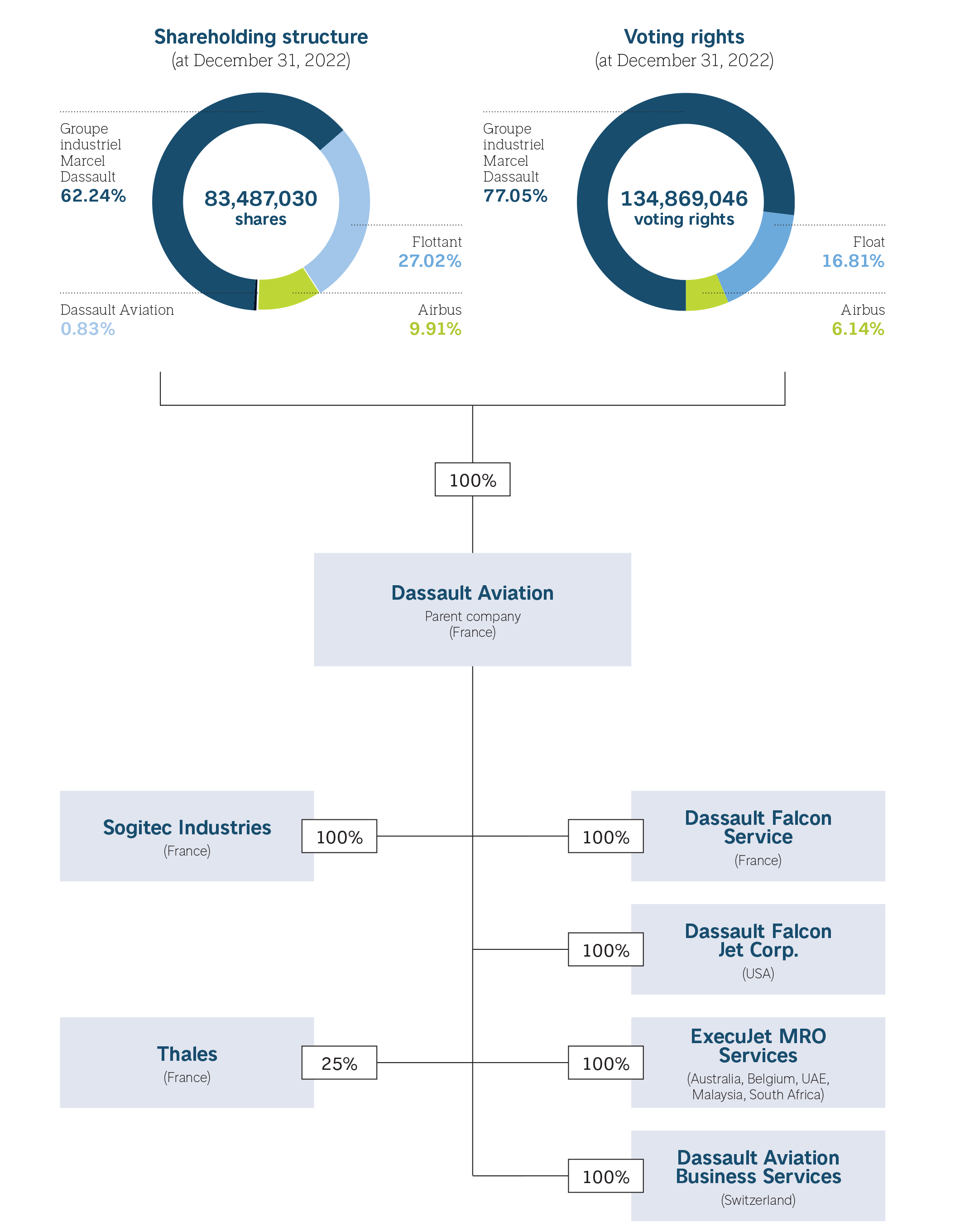 Shareholding Structure And Organization Chart - Page 5 | Dassault ...