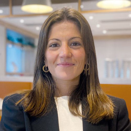 Photo of Isabel Fonseca,Analytics Manager at BNP Paribas Cardif in Portugal, who supervised the working groups with the partner.