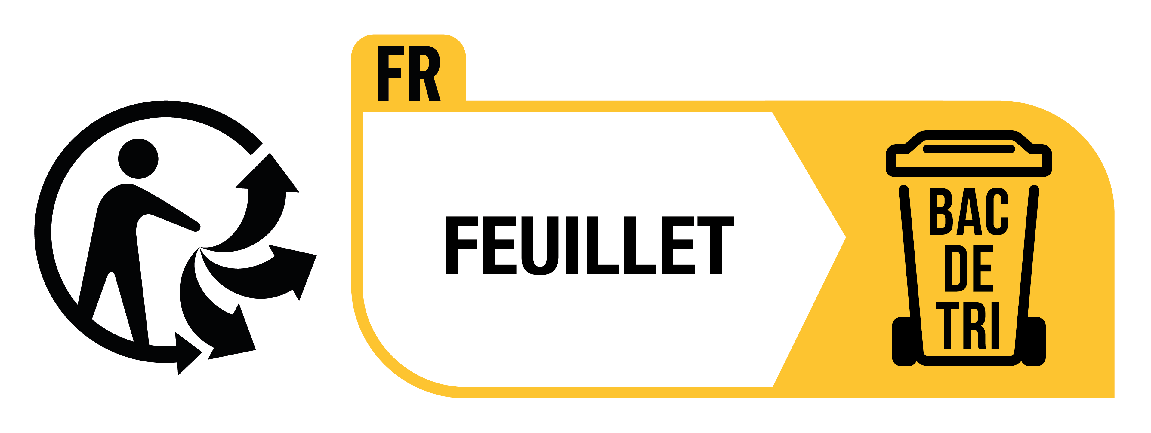 FR FEUILLET - BAC DE TRI
