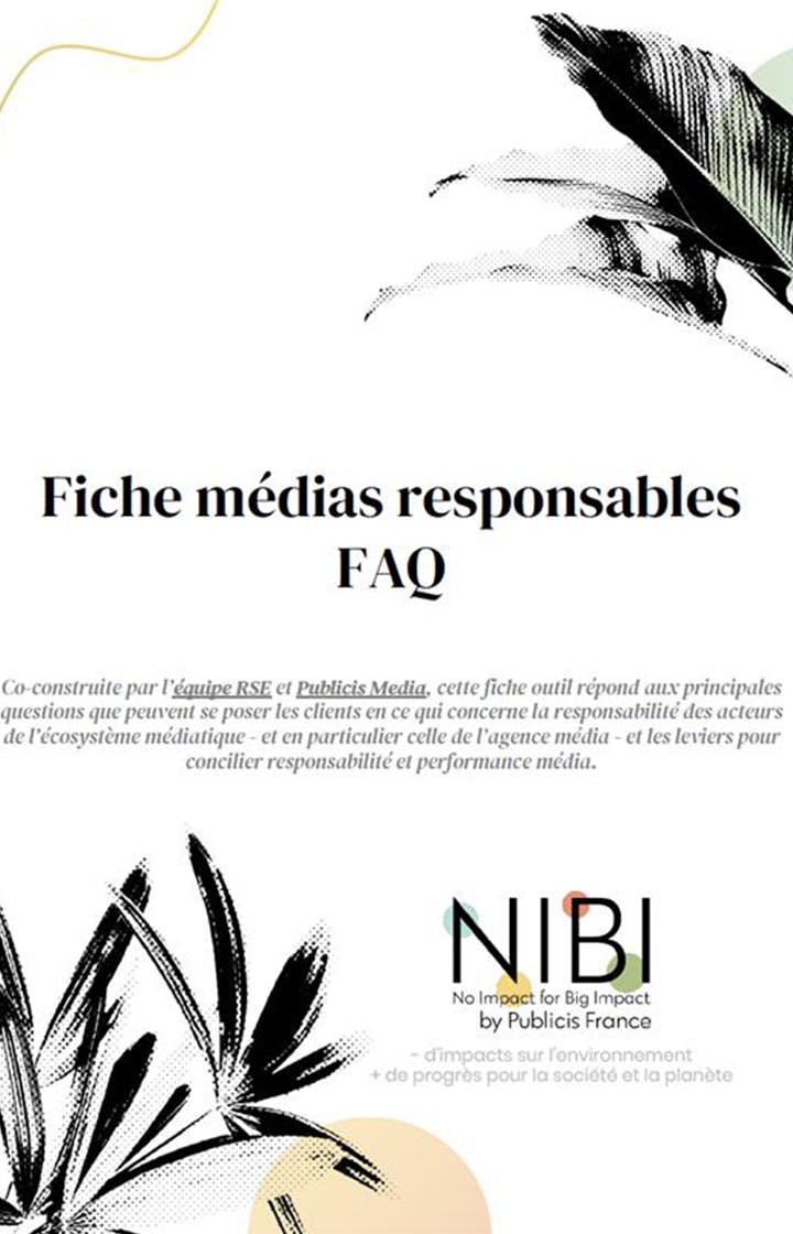 Fiche médias responsables, FAQ