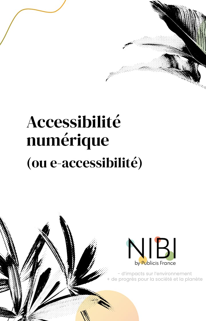 Accessibilité numérique ou e-accessibilité