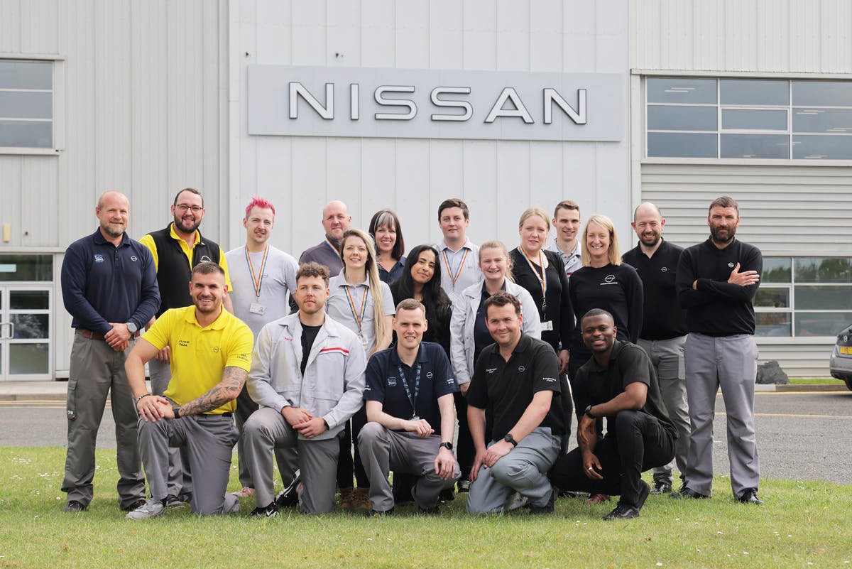 Nissan team photo