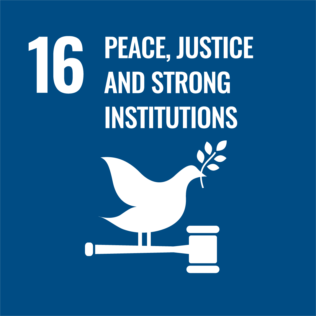 16. Peace, justice and strong institutions
