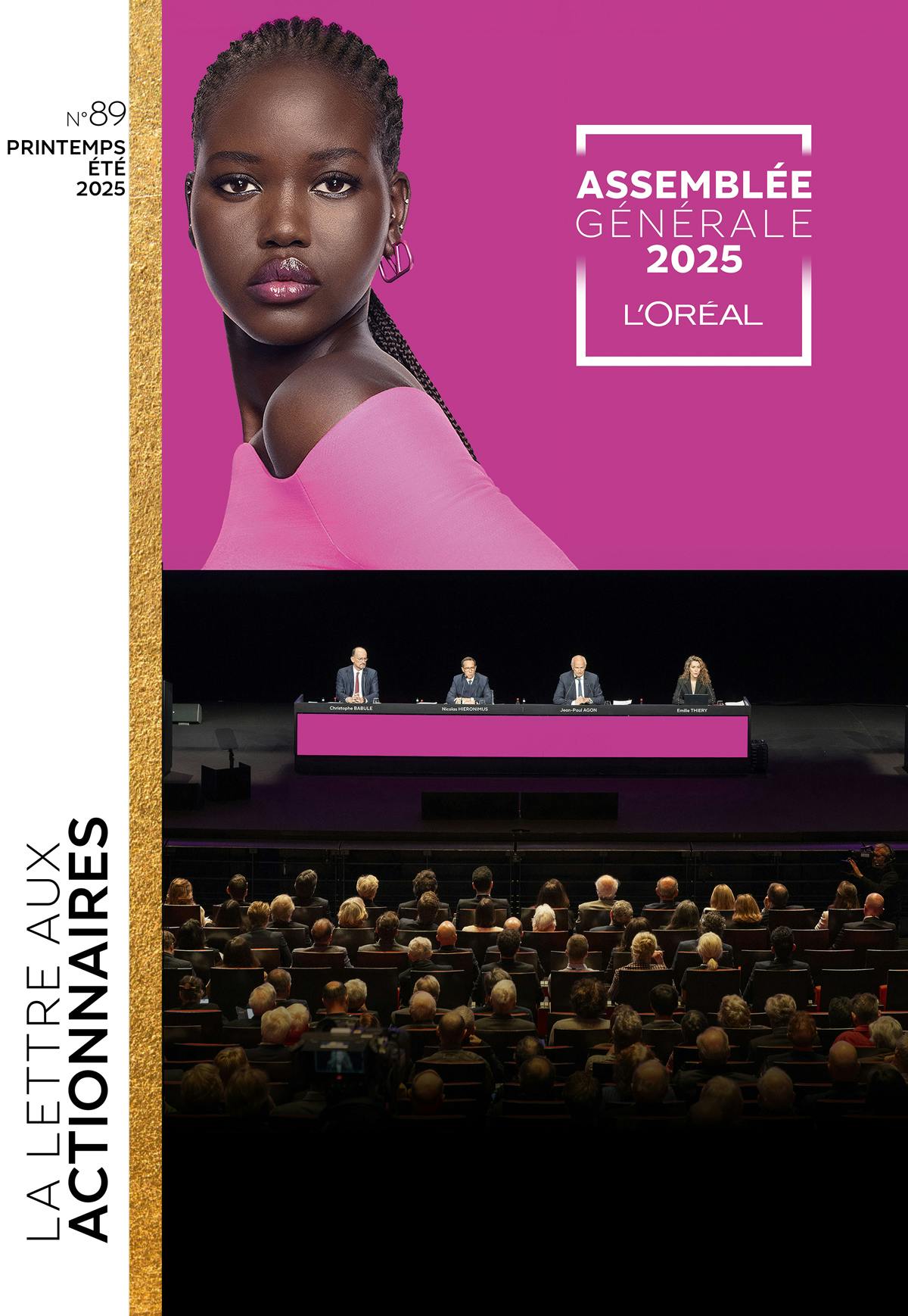 LA LETTRE AUX ACTIONNAIRES, N°89 PRINTEMPS ÉTÉ 2025, ASSEMBLÉE GÉNÉRALE 2025 L'ORÉAL.