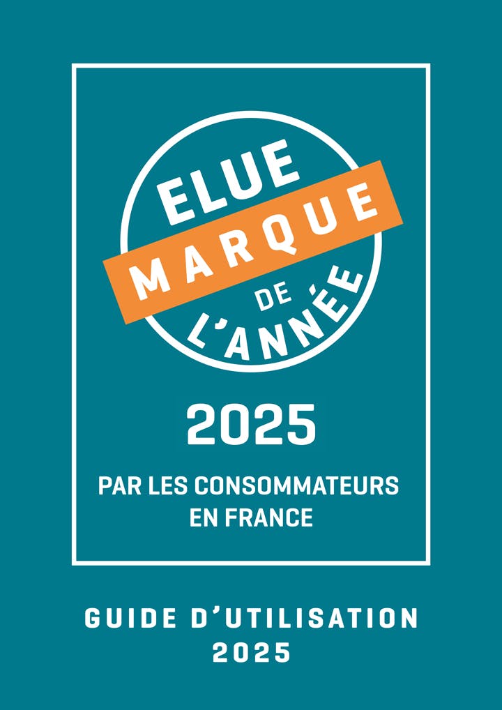 Logo Elue Marque de l'année 2025 par les consommateurs en France