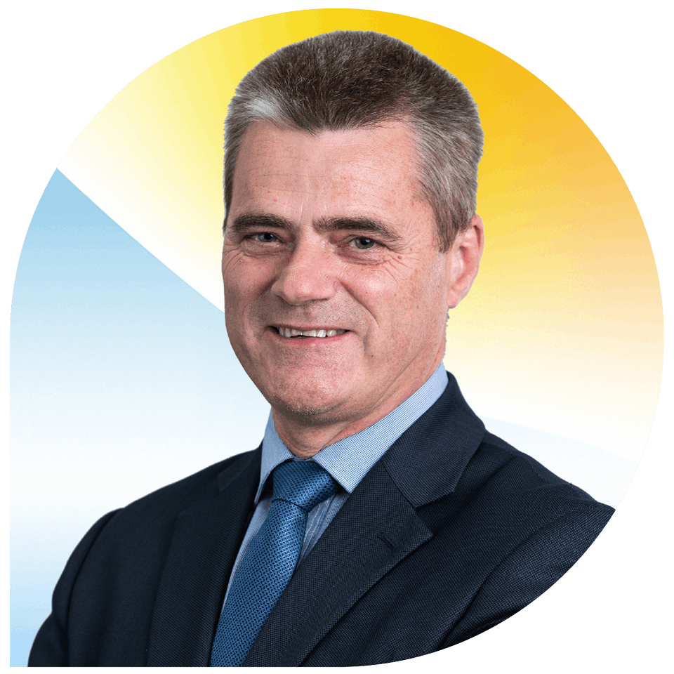 Photo of David Moss Senior Vice President for Research & Development, Nissan AMIEO.