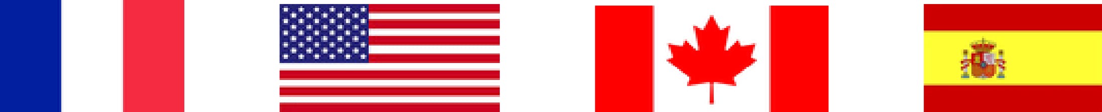 France , Etats unis , Canada, Espagne